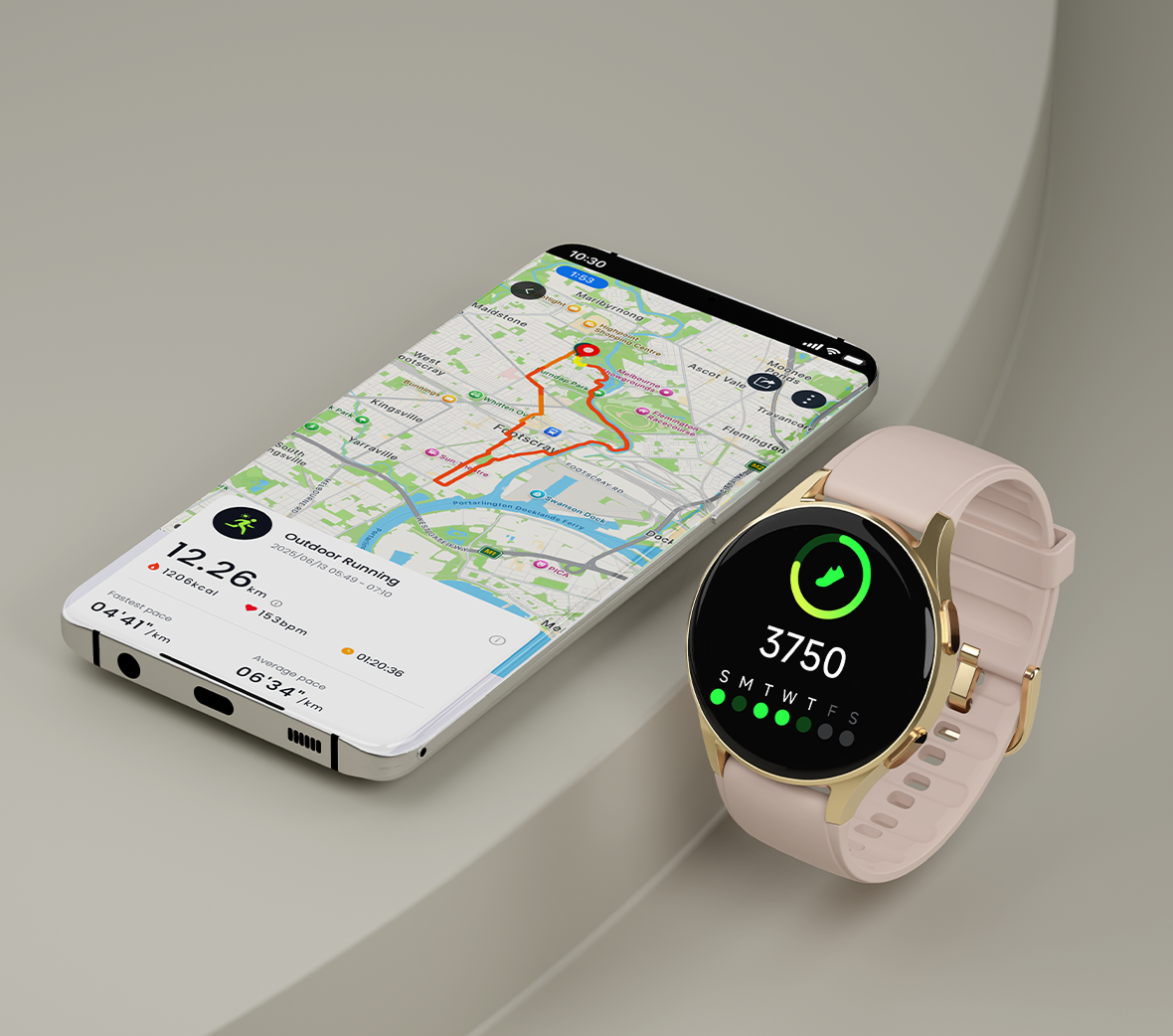 Heart Rate, Blood Oxygen & Stress  Level monitoring