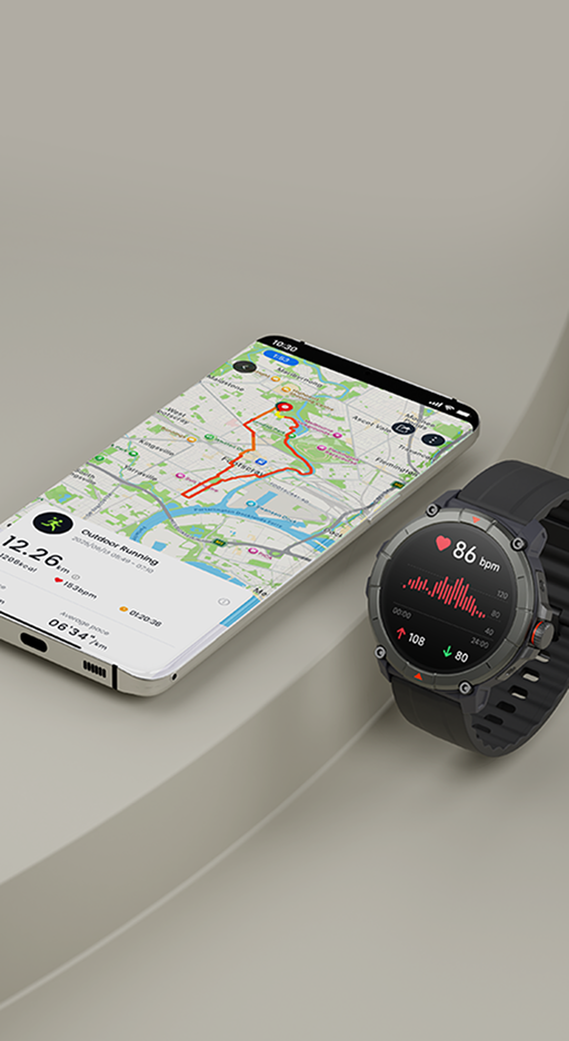 Heart Rate, Blood Oxygen & Stress  Level monitoring