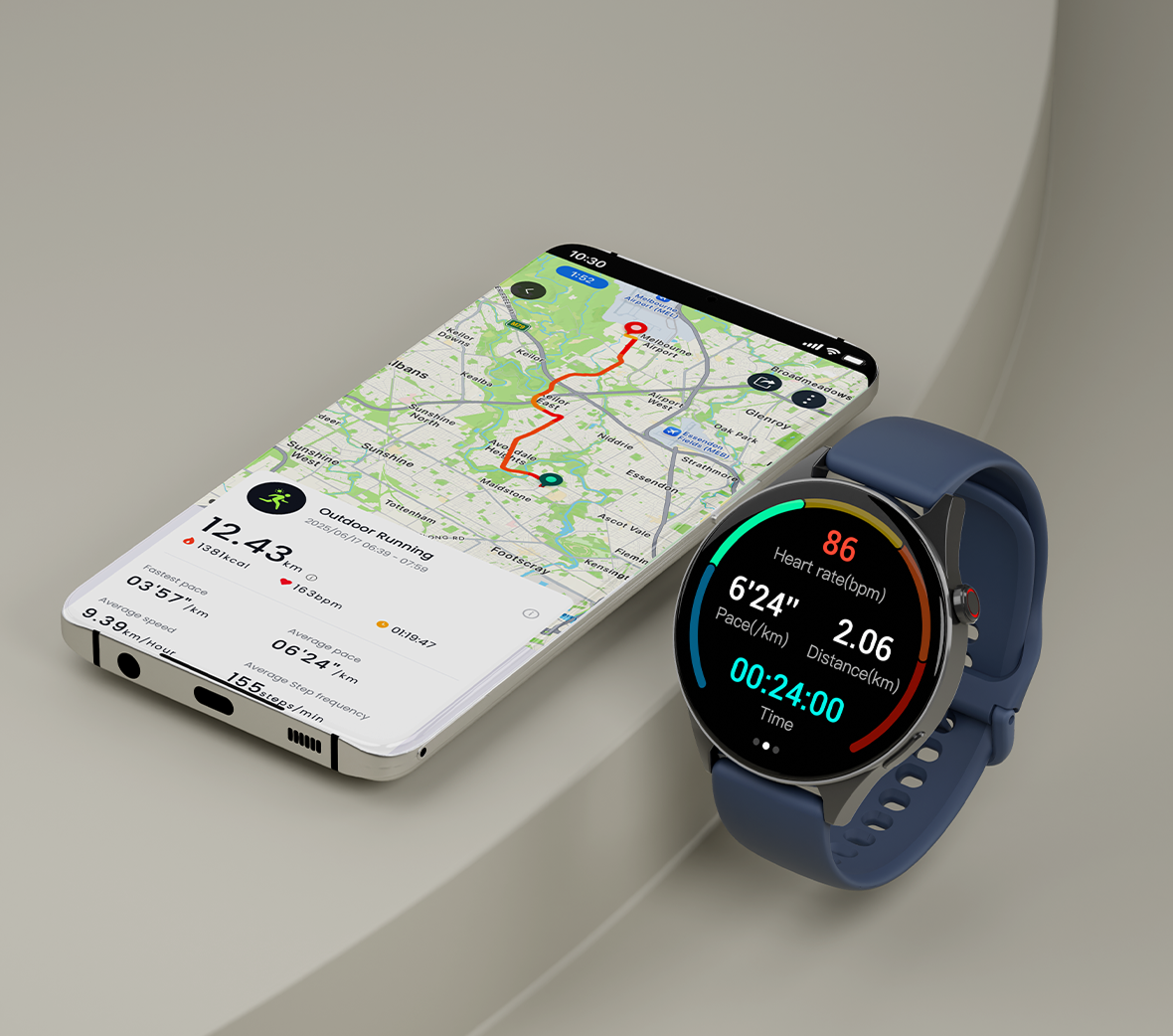 Heart Rate, Blood Oxygen & Stress  Level monitoring