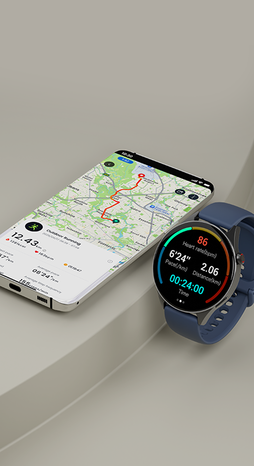 Heart Rate, Blood Oxygen & Stress  Level monitoring